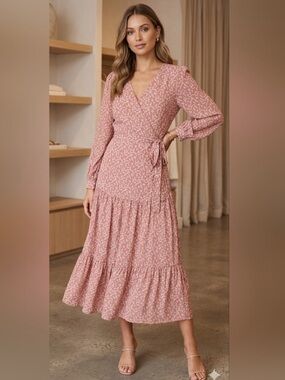 Midi Wrap Dress